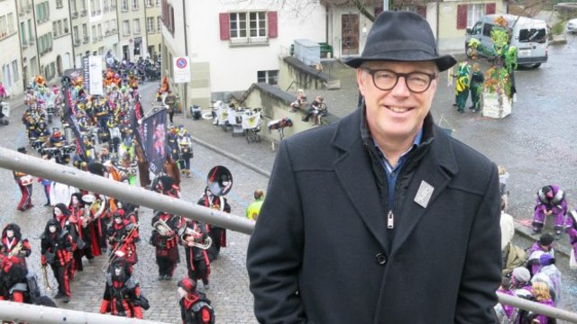 Blick auf die Berner Fasnacht